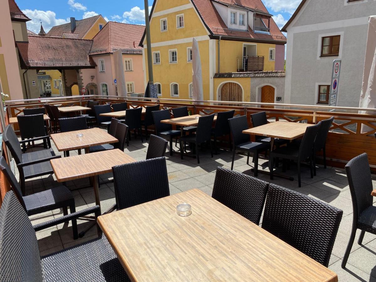 Hotel Wilder Mann Feuchtwangen Exteriör bild