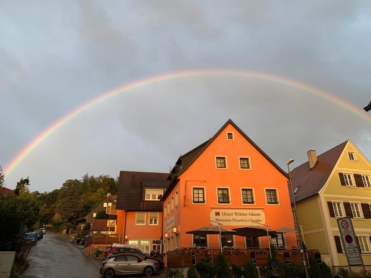 Hotel Wilder Mann Feuchtwangen Exteriör bild